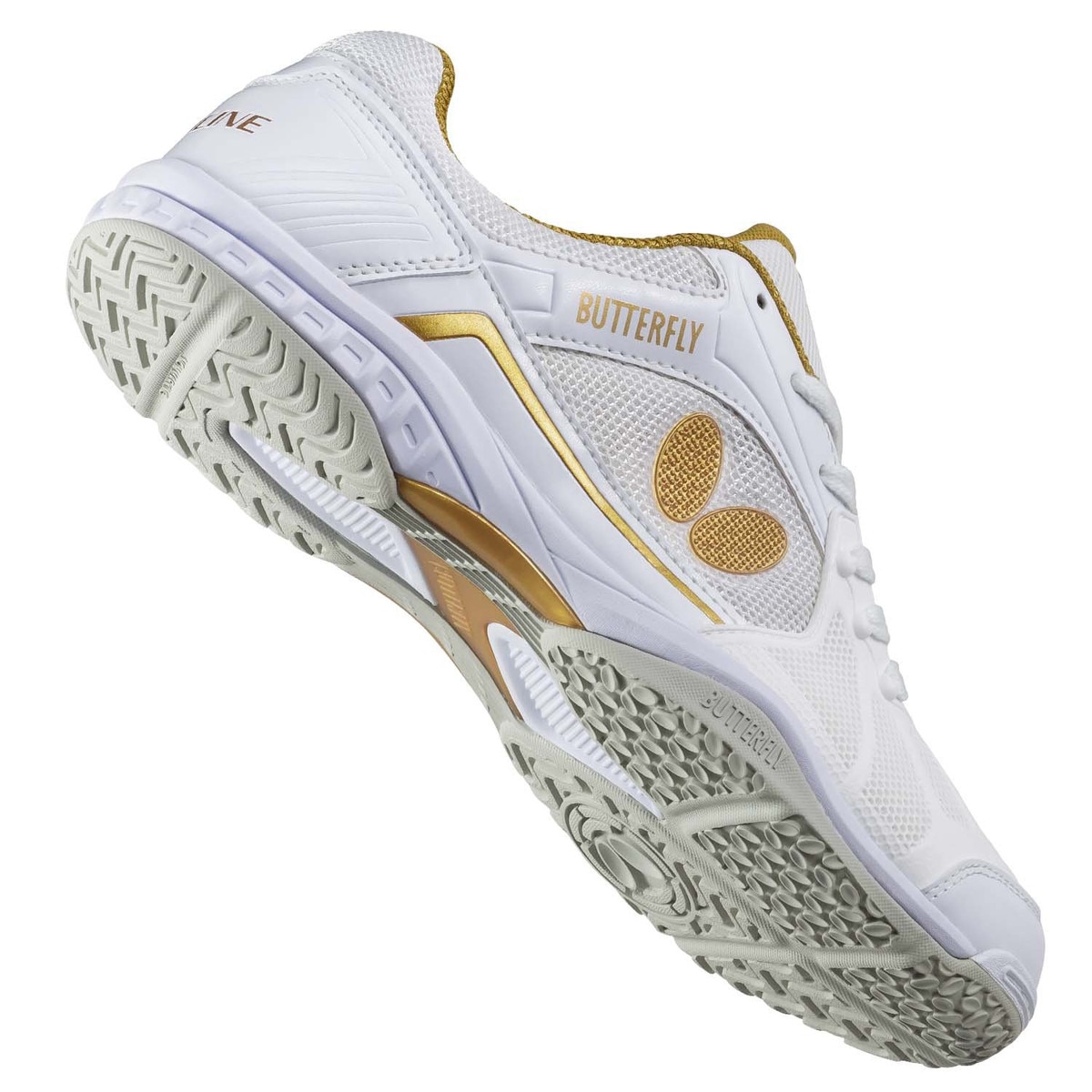 Butterfly Lezoline Rifones Shoes: Heel Up Tilted Profile